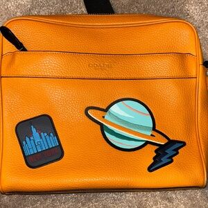 Coach Orange Messenger Bag for Everyday Style